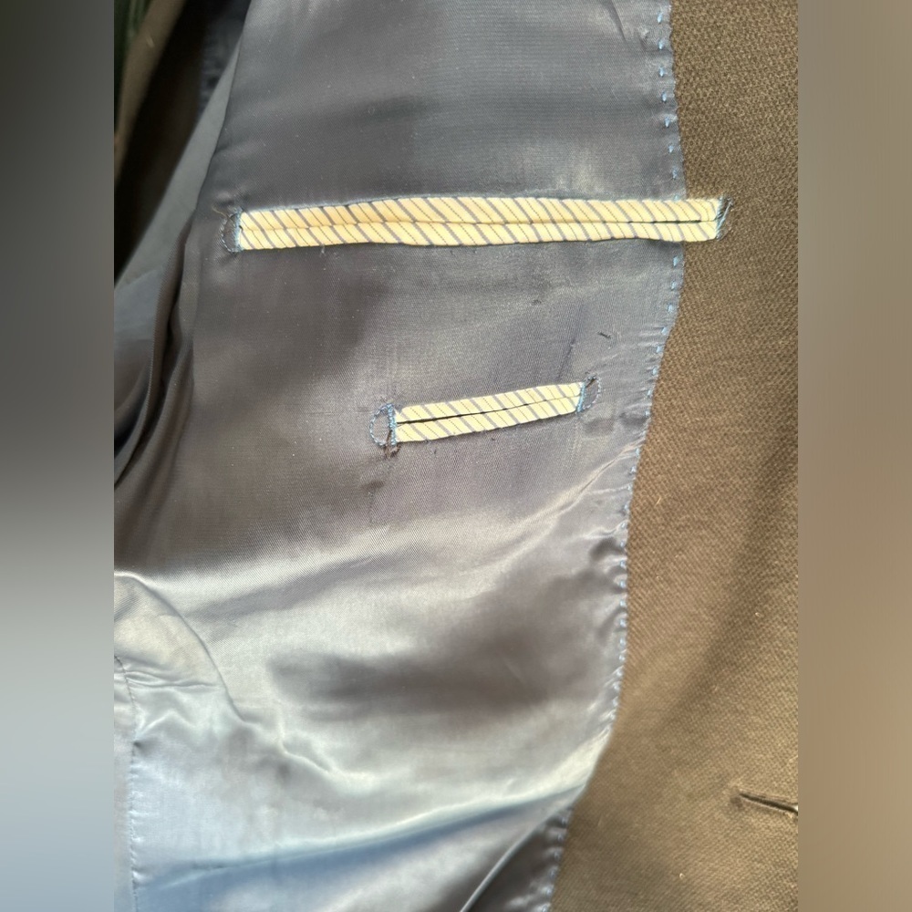 Navy nautica blazer sports coat jacket - Picture 7 of 12
